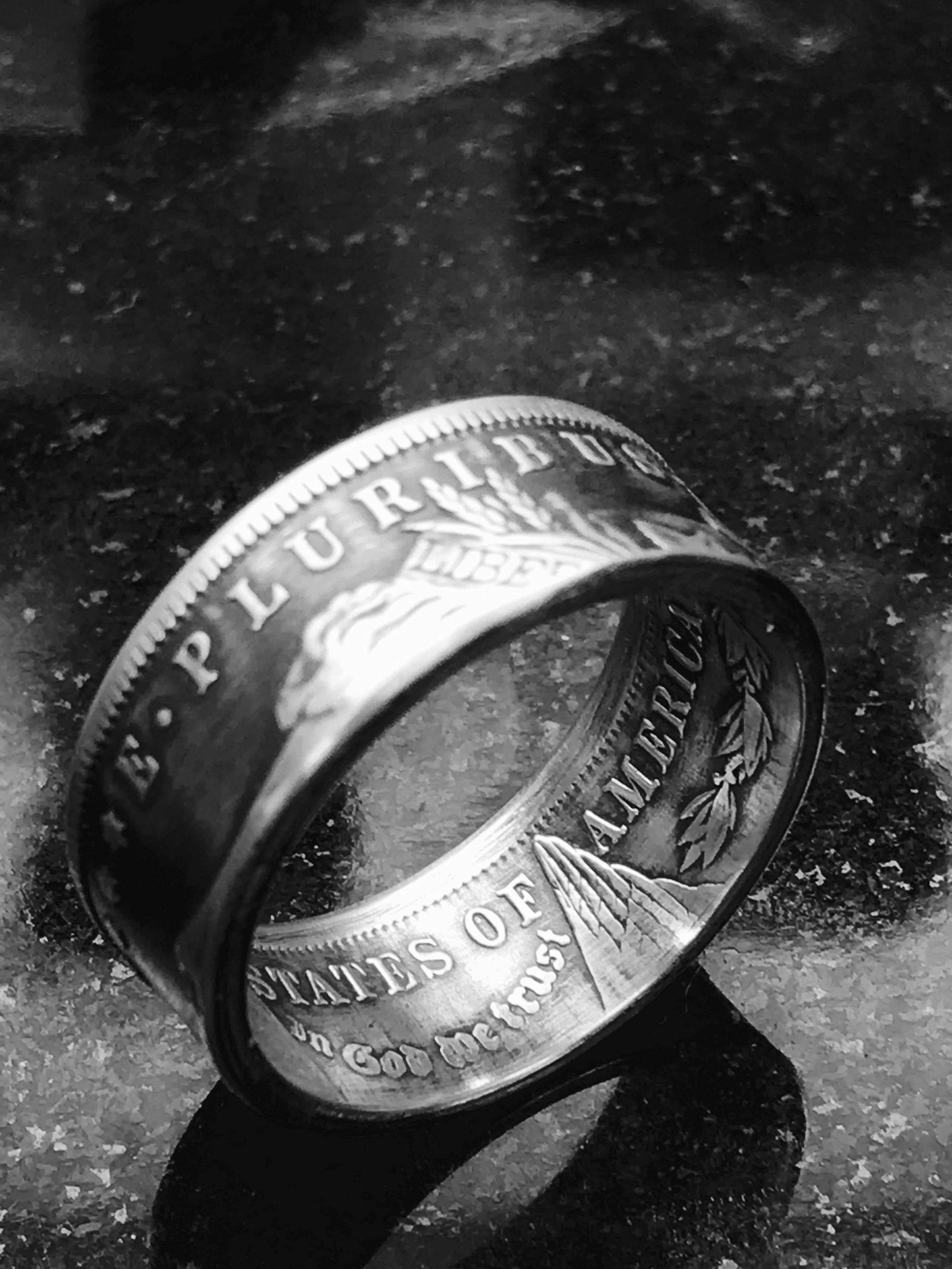 Morgan Silver Dollar Ring Dragons Fire Creations